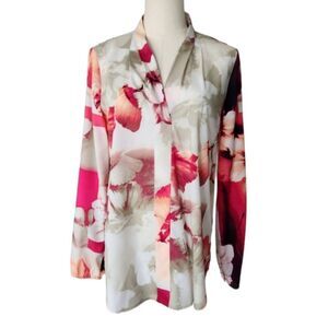 Calvin Klein floral top - Size Small